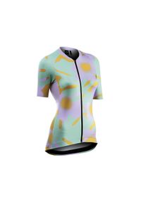 Koszulka rowerowa NORTHWAVE Blade Woman Jersey Short Sleeve. Kolor: fioletowy, różowy, wielokolorowy. Materiał: jersey