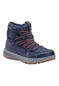 columbia - Buty zimowe damskie Columbia Solpeside Village Omni-Heat Mid. Kolor: niebieski. Sezon: zima