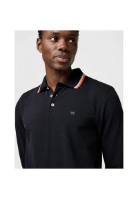 Wrangler - MESKA KOSZULKA POLO WRANGLER LS POLO SHIRT BLACK 112371505. Typ kołnierza: polo #4