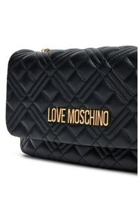 Love Moschino - LOVE MOSCHINO Torebka JC4097PP1MLA0000 Czarny. Kolor: czarny. Materiał: skórzane