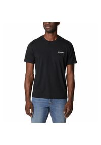 columbia - Koszulka Turystyczna Męska Columbia Rapid Ridge Back Graphic Tee II T-Shirt. Kolor: czarny