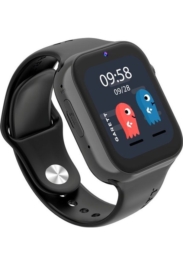 GARETT - Smartwatch Garett Garett Kids Twin 2 4G czarny. Rodzaj zegarka: smartwatch. Kolor: czarny