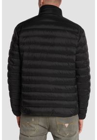 Guess - GUESS Czarna kurtka męska Light Packable Realdown JKT, Rozmiar XXL. Kolor: czarny. Materiał: puch, poliamid. Styl: elegancki
