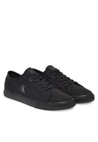 Calvin Klein Jeans Tenisówki Ess Vulc Low Mg Canvas YM0YM01209 Czarny. Kolor: czarny. Materiał: materiał