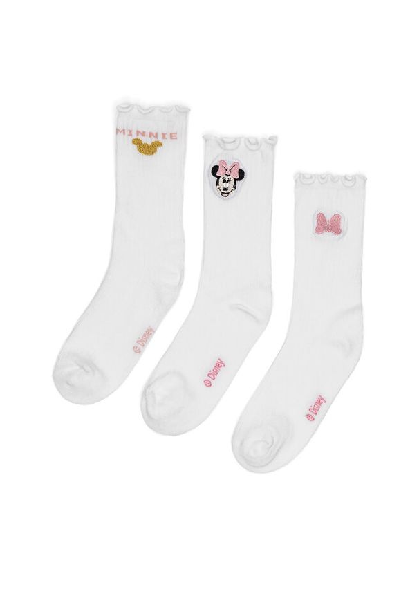 Skarpety długie Mickey&Friends. Kolor: biały