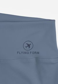 Renee - Jasnoniebieskie Szorty Kolarki High Waist Marerila. Okazja: na co dzień. Stan: podwyższony. Kolor: niebieski. Długość: krótkie. Styl: sportowy, casual #4