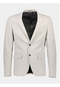 Lindbergh Garnitur 30-61040 Beżowy Slim Fit. Kolor: beżowy. Materiał: syntetyk, wiskoza #9