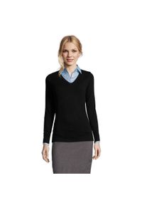 SOL'S - Damski Sweter Glory. Kolor: czarny