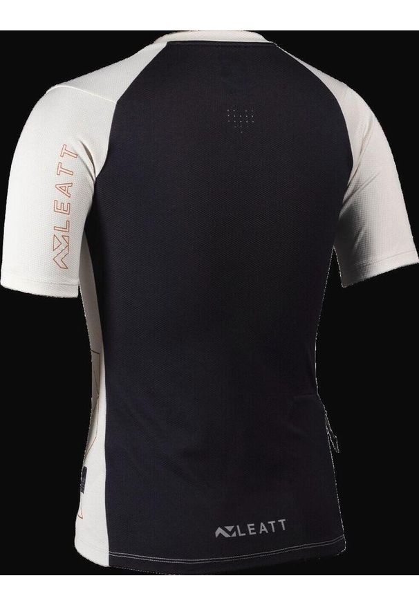 LEATT - Koszulka rowerowa damska Leatt Jersey MTB Trail 2.0. Kolor: wielokolorowy, szary, brązowy. Materiał: jersey
