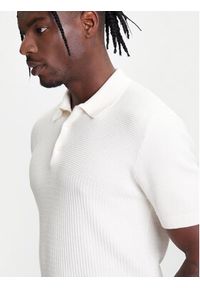 United Colors of Benetton - United Colors Of Benetton Polo 1198U301H Beżowy Regular Fit. Typ kołnierza: polo. Kolor: beżowy. Materiał: bawełna