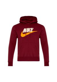 Bluza męska Nike Club Fleece Hoodie. Kolor: czerwony