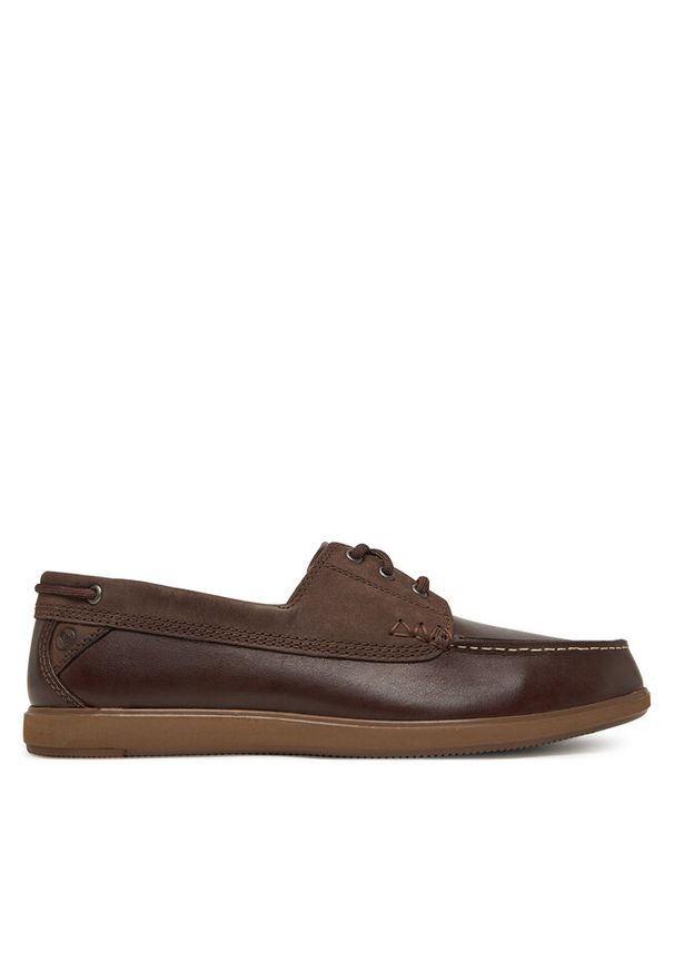 Mokasyny Clarks. Kolor: brązowy