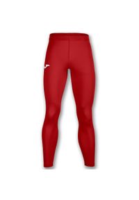 Legginsy do biegania długie męskie Joma Brama academy. Kolor: czerwony. Materiał: poliester. Sport: bieganie #1