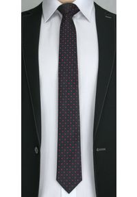Modny krawat Angelo di Monti. Kolor: czerwony #2