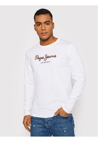 Pepe Jeans Longsleeve Eggo PM508209 Biały Regular Fit. Kolor: biały. Materiał: bawełna. Długość rękawa: długi rękaw #1