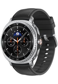 SAMSUNG - Samsung Galaxy Watch 8 Classic 3,3 cm (1.3") AMOLED 46 mm Cyfrowy 438 x 438 px Ekran dotykowy 4G Srebrny Wi-Fi GPS. Rodzaj zegarka: cyfrowe. Kolor: srebrny
