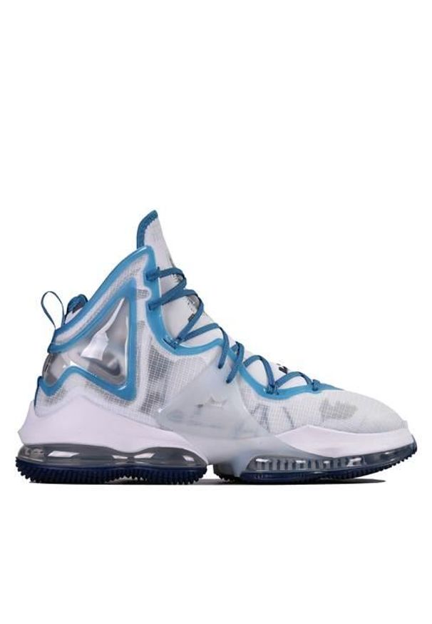 Buty koszykarskie męskie Nike Lebron 19. Kolor: szary. Materiał: materiał, syntetyk. Szerokość cholewki: normalna. Sport: koszykówka