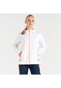DARE 2B - Kurtka przeciwdeszczowa damska Gravitate. Kolor: biały. Materiał: materiał. Sport: turystyka piesza #1