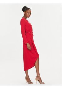 Rinascimento Sukienka koktajlowa CFC0019322002 Czerwony Regular Fit. Kolor: czerwony. Materiał: syntetyk. Styl: wizytowy #4