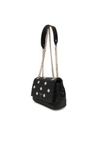 Guess Torebka Everlee HWEG86 79210 Czarny. Kolor: czarny. Materiał: skórzane