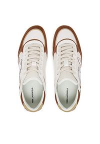 Karl Lagerfeld - KARL LAGERFELD Sneakersy Kandidate KL63816 Brązowy. Kolor: brązowy. Materiał: skóra, zamsz #3