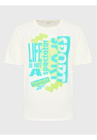 Reebok T-Shirt Series Spectator Sport Vibe HG5090 Beżowy Oversize. Kolor: beżowy. Materiał: bawełna. Styl: sportowy #1
