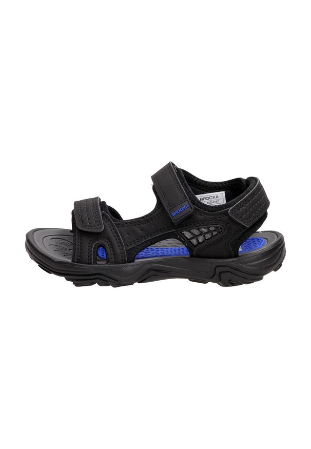 Badoxx - Czarne sandały dziecięce BADOXX 9157. Kolor: czarny. Materiał: skóra. Styl: klasyczny