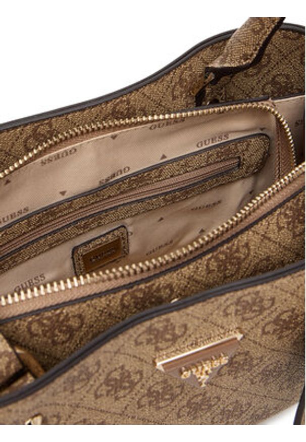 Guess Torebka Meridian II HWSG69 74090 Beżowy. Kolor: beżowy. Materiał: skórzane