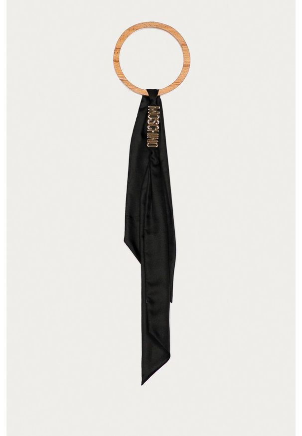MOSCHINO - Moschino - Apaszka. Kolor: czarny. Materiał: tkanina