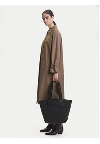 Calvin Klein Torebka Ck Raffia Medium Shopper K60K613174 Czarny. Kolor: czarny #5