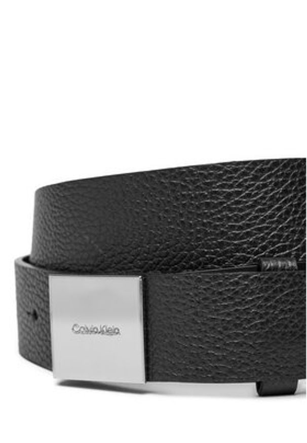 Calvin Klein Pasek Damski Commercial Hw Logo Belt 3.0_Pbl K60K612867 Czarny. Kolor: czarny. Materiał: skóra