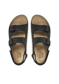 ecco - ECCO Sandały Cozmo 20690302001 Czarny. Kolor: czarny. Materiał: nubuk, skóra #4