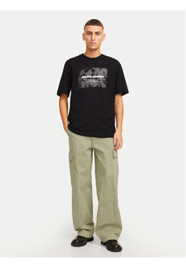 Jack & Jones - Jack&Jones Spodnie materiałowe Bill 12269379 Beżowy Wide Leg. Kolor: beżowy. Materiał: bawełna