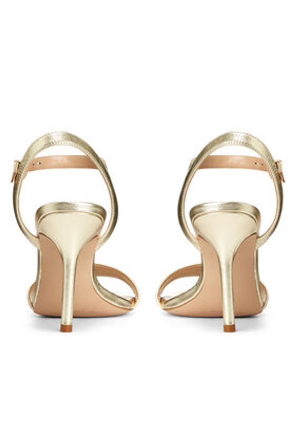 Lauren Ralph Lauren - LAUREN RALPH LAUREN Sandały Gwen 802940587001 Złoty. Kolor: złoty. Materiał: skóra