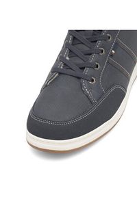Lanetti Sneakersy MP07-11714-01 Granatowy. Kolor: niebieski. Materiał: skóra #5