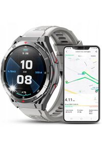 Smartwatch JG Smart SMARTWATCH MĘSKI GPS ZEGAREK WODOODPORNY KOMPAS AMOLED BAROMETR ROZMOWY PL. Rodzaj zegarka: smartwatch #1