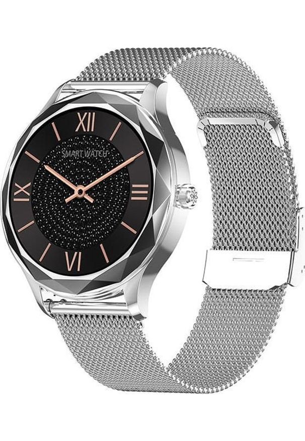 GARETT - Smartwatch Garett Women Elise Srebrny (5903991665676). Rodzaj zegarka: smartwatch. Kolor: srebrny