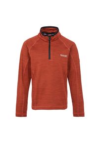 Regatta - Dziecięca Bluza Z Suwakiem Szybkoschnąca Berley. Kolor: czerwony, wielokolorowy, czarny. Sport: turystyka piesza #1