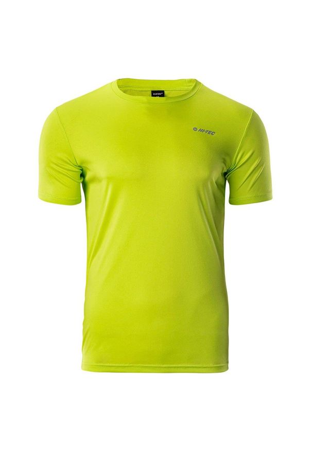Hi-tec - T-Shirt Męski Trening Sibic. Kolor: zielony. Sport: fitness
