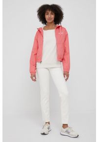 Napapijri kurtka damska kolor różowy przejściowa. Okazja: na co dzień. Kolor: różowy. Materiał: włókno, materiał. Długość rękawa: raglanowy rękaw. Styl: casual #3