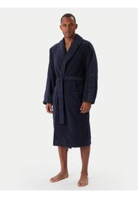 Calvin Klein Underwear Szlafrok 000EM1159E Granatowy. Kolor: niebieski. Materiał: bawełna #1