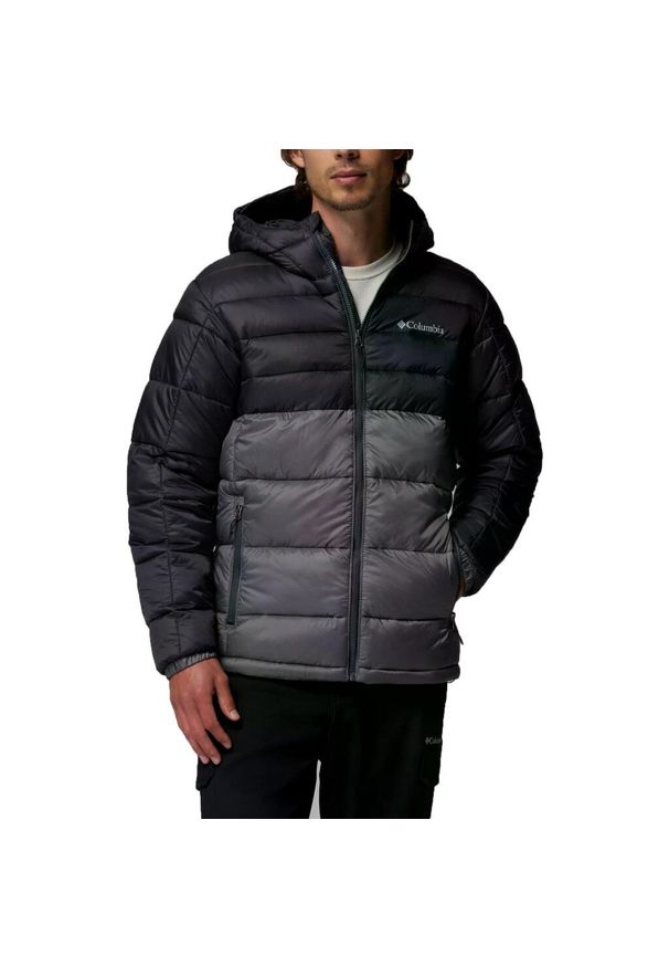 columbia - Kurtka COLUMBIA BUCK BUTTE II INSULATED H Szary. Kolor: szary. Materiał: syntetyk
