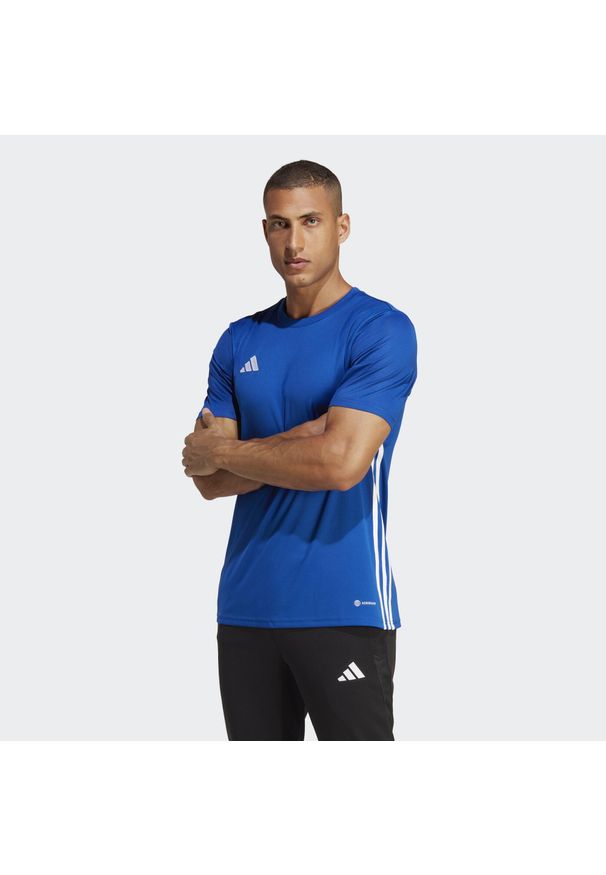 Adidas - Koszulka męska adidas Tabela 23 Jersey. Kolor: niebieski. Materiał: jersey. Sport: piłka nożna