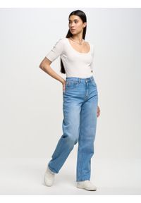 Big-Star - Spodnie jeans damskie loose Meghan 311. Stan: podwyższony. Kolor: niebieski #4