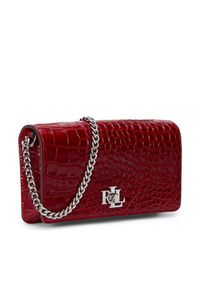 Lauren Ralph Lauren - LAUREN RALPH LAUREN Torebka 432951218001 Czerwony. Kolor: czerwony. Materiał: skórzane