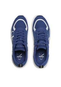 Calvin Klein Jeans Sneakersy Retro Tennis Mesh YM0YM00638 Granatowy. Kolor: niebieski. Materiał: materiał #2