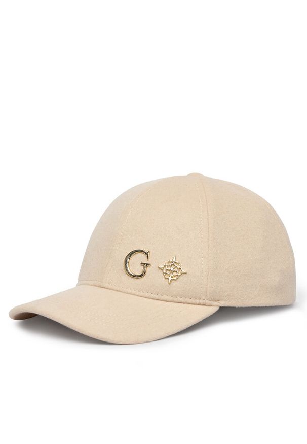 Czapka z daszkiem Guess. Kolor: beżowy