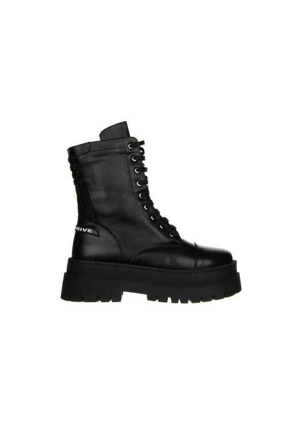 Trzewiki Bayla-161 054 2308 22070 03 Black 161375, Czarny, Skóra naturalna - 41. Zapięcie: zamek. Kolor: czarny. Materiał: skóra. Szerokość cholewki: normalna. Sezon: zima, jesień. Obcas: na obcasie. Wysokość obcasa: średni