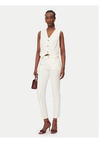 Rinascimento Spodnie materiałowe CFC0128638003 Biały Slim Fit. Kolor: biały. Materiał: syntetyk #4