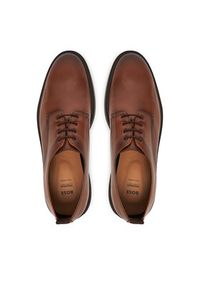 BOSS Półbuty Calev 50548036 Brązowy. Kolor: brązowy. Materiał: skóra #6